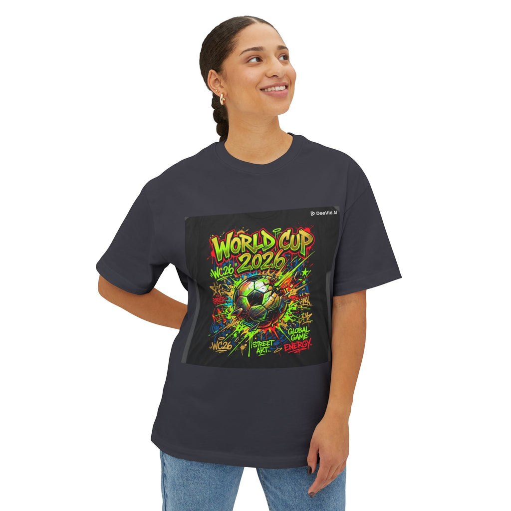 World Cup 2026 Soccer Tee — Vibrant Graphic Football Fan Shirt