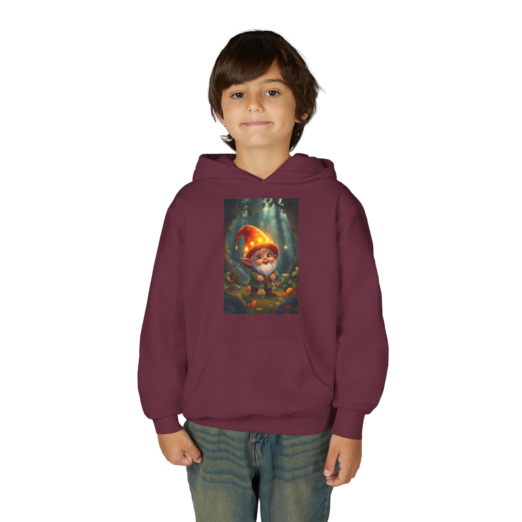 Kids Cute Gnome Hoodie - Magic Storybook Graphic Sweatshirt