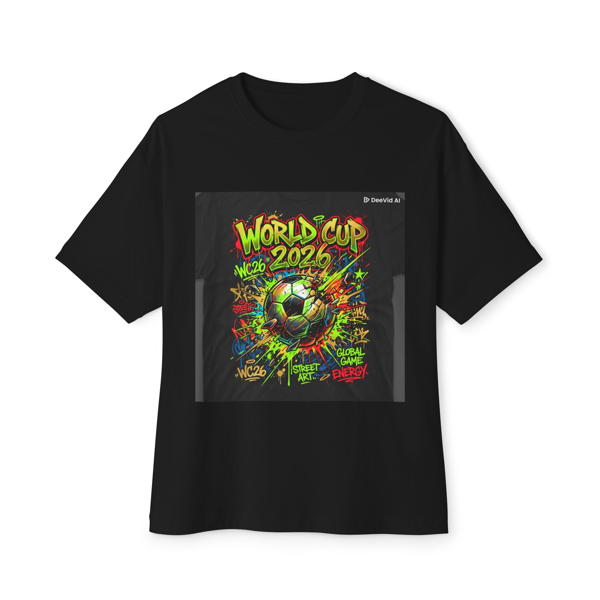 World Cup 2026 Soccer Tee — Vibrant Graphic Football Fan Shirt