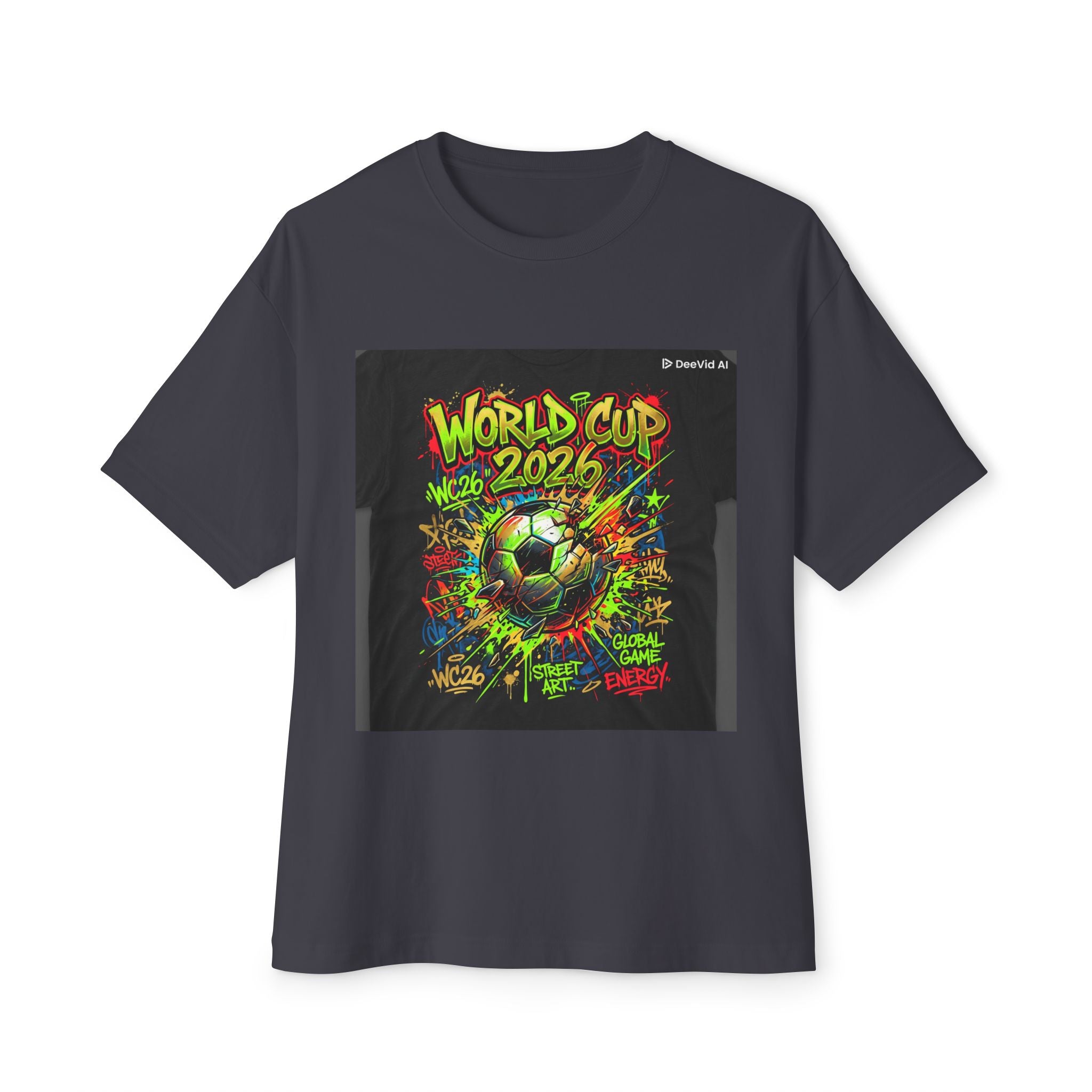 World Cup 2026 Soccer Tee — Vibrant Graphic Football Fan Shirt