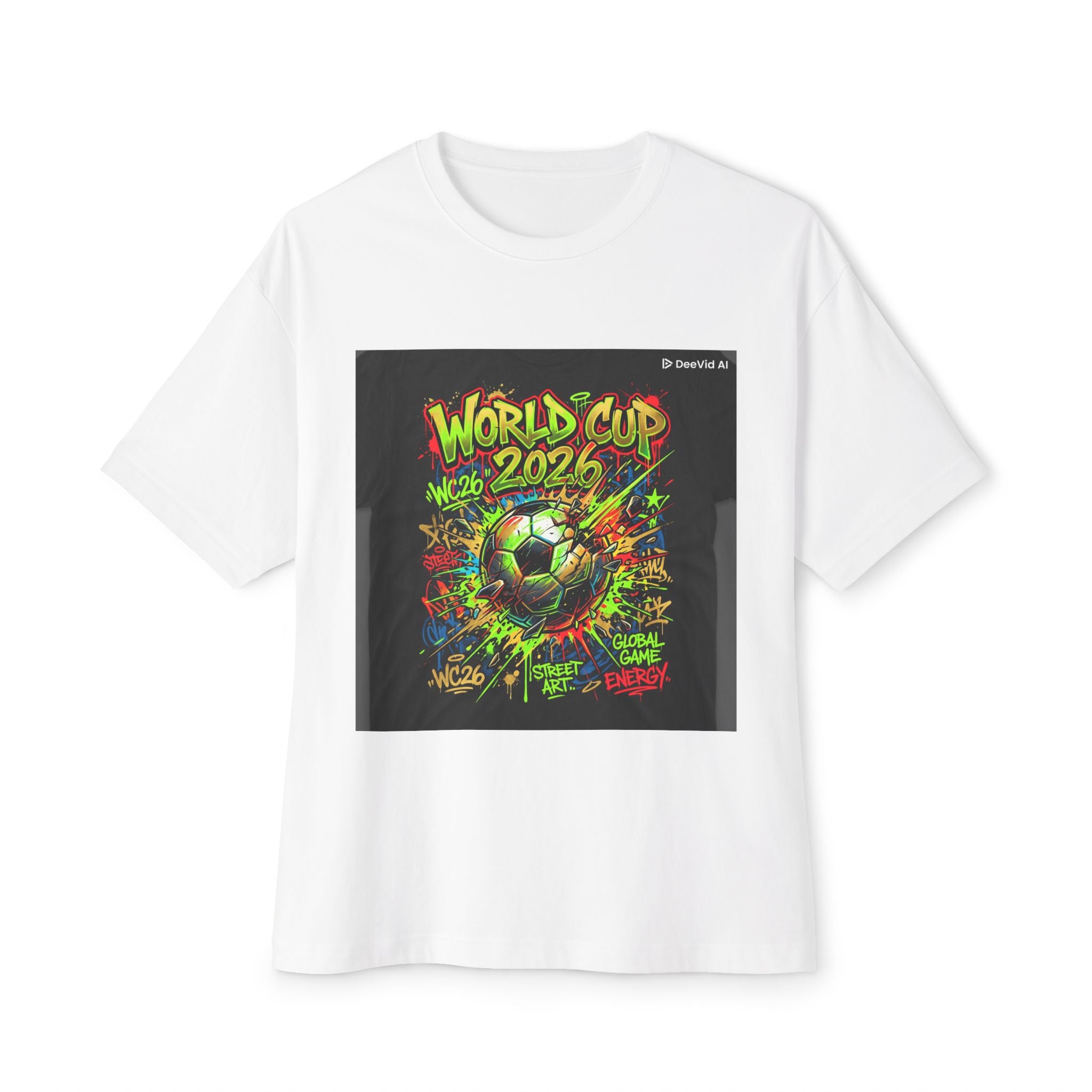 World Cup 2026 Soccer Tee — Vibrant Graphic Football Fan Shirt